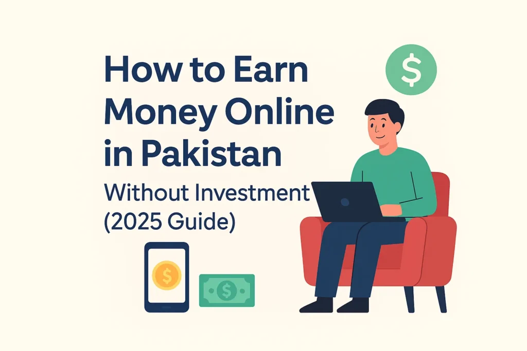 How to Earn Money Online in Pakistan Without Investment (2025 Guide)